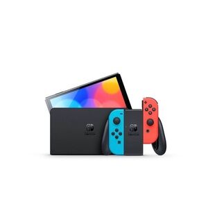 Nintendo Switch Console with Blue & Red Joy-Con